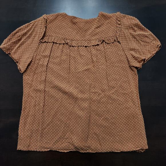 Johnny Was Orange Button Blouse Size Large - Picture 6 of 6